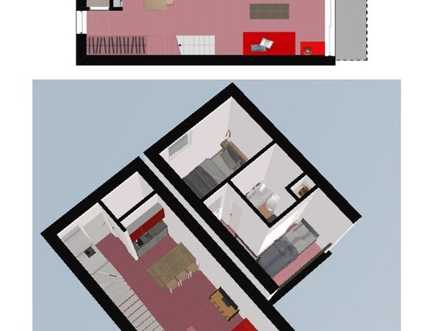 Rustic Duplex Apartment with Large South-Facing Terrace Near Val-d'Isère Village FR-1-694-310 - Val d'Isère Centre