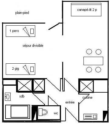 Residence Le Sapporo - Plagne - Soleil