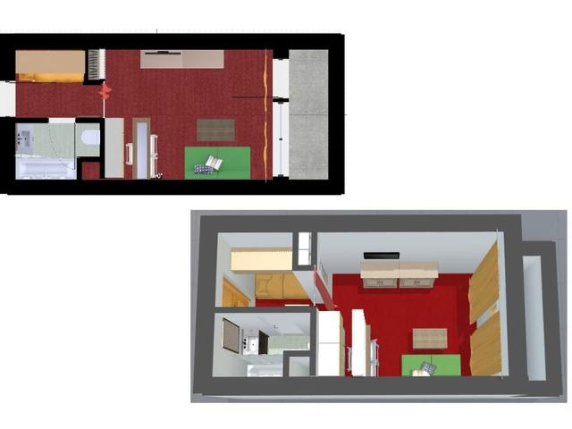 Cozy ski-in studio, 3 ppl, La Daille, Val-d'Isère FR-1-694-76 - Val d'Isère La Daille
