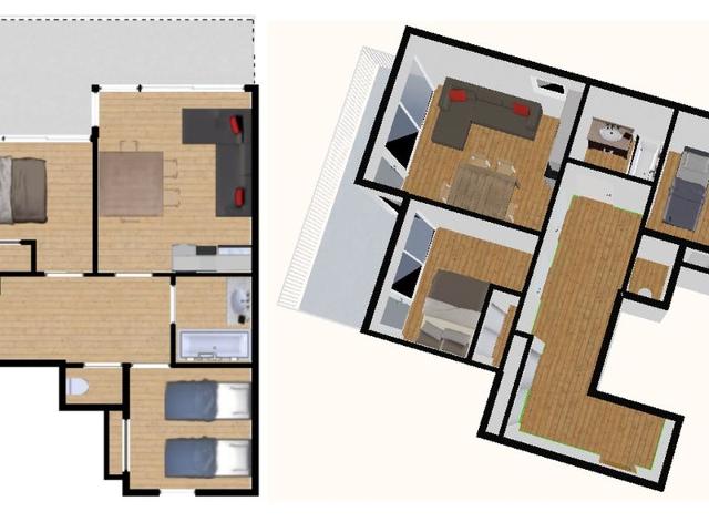 Charming 2-bedroom apartment with balcony and WiFi in Val-d'Isère FR-1-694-201 - Val d'Isère Centre