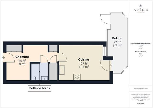 Appartment Bouquetins B BQB312 - La Rosière