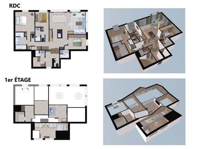 Luxury 5-room duplex at the foot of the slopes with hammam and fireplace FR-1-694-87 - Val d'Isère Centre