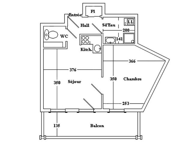 1-bedroom apartment in village center, near Bossonnet FR-1-459-232 - La Clusaz
