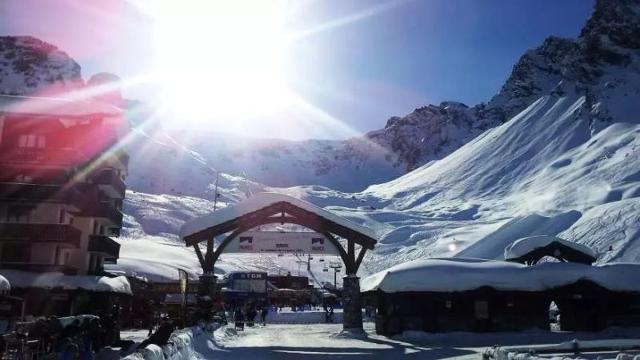 Roundabout of the slopes - Tignes Val Claret