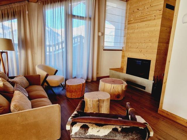 Beautiful 3-Bed Apt in Plagne Montalbert with Fireplace, WIFI, Parking & Terrace FR-1-755-28 - Plagne Montalbert
