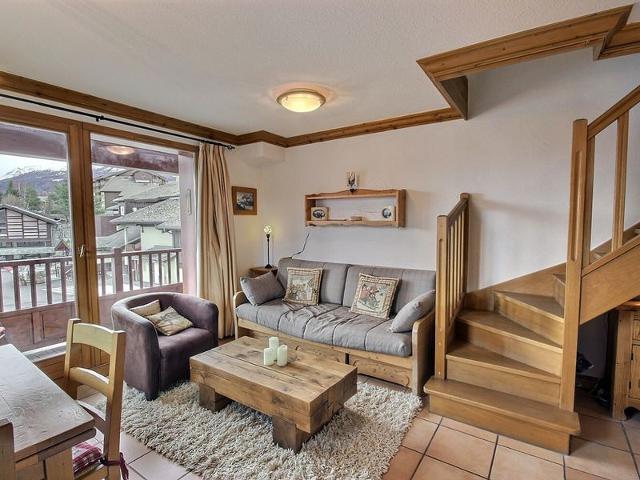 Duplex apartment in the center, 20m from slopes, 7 pax, WIFI, free parking FR-1-755-27 - Plagne Montalbert