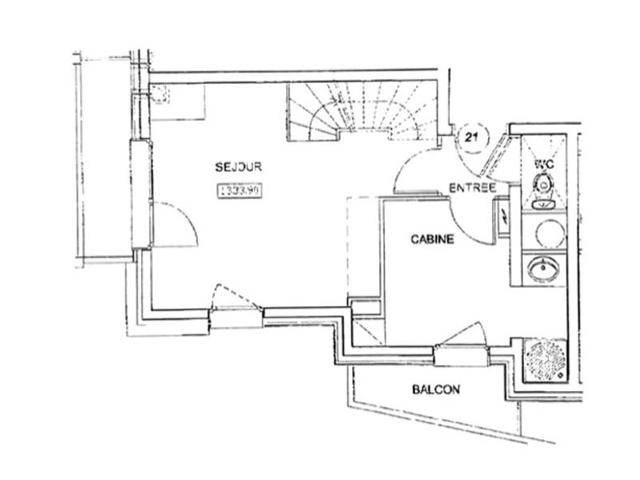 Duplex apartment in the center, 20m from slopes, 7 pax, WIFI, free parking FR-1-755-27 - Plagne Montalbert