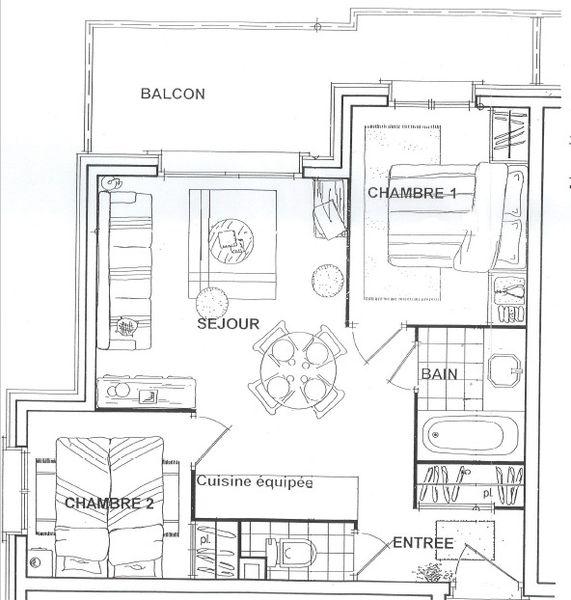 Apartements VILLAGE DES LAPONS C - Les Saisies