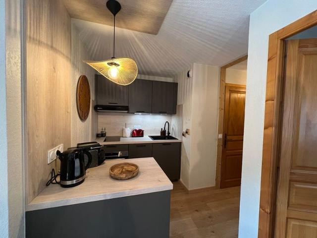 Design and cozy T2 in La Clusaz with south terrace and private garage FR-1-459-235 - La Clusaz