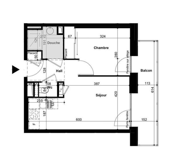 Appartment Le Roc G488 - Valmorel