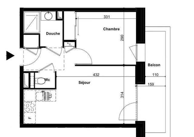 Appartment Le Roc G475 - Valmorel