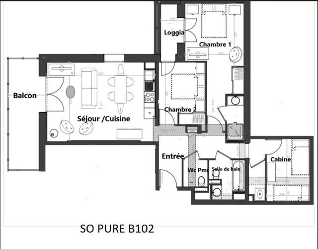 Apartements SO PURE - Méribel Les Allues 1200