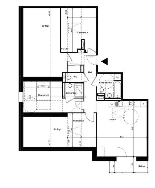 Appartment Le Roc G490 - Valmorel