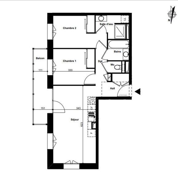 Appartment Le Roc G476 - Valmorel