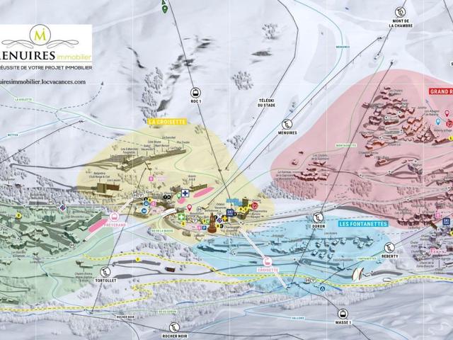 Ski-In/Ski-Out 2-Room Apartment for 4 with Mountain View, WiFi - Les Menuires FR-1-178-6 - Les Menuires Bruyères
