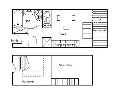 Appartements Asters A1 - Les Menuires Fontanettes