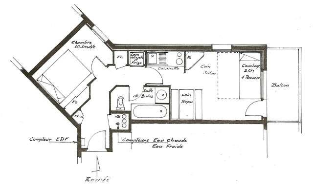 Apartments Median - Les Menuires Reberty 1850