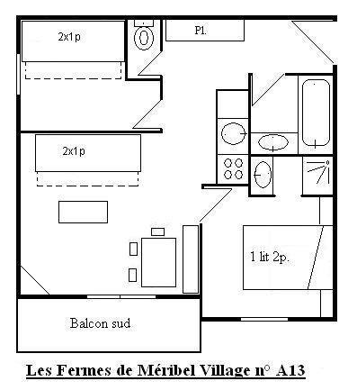 Appartment Fermes De Meribel Village MRB280-A13 - Méribel Village 1400