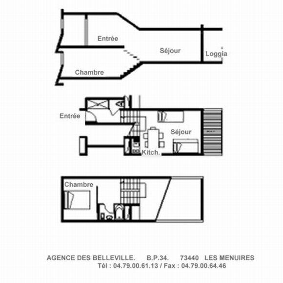 travelski home choice - Apartements DANCHET - Les Menuires Brelin