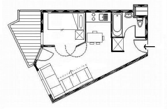 Apartements MEDIAN - Les Menuires Reberty 1850