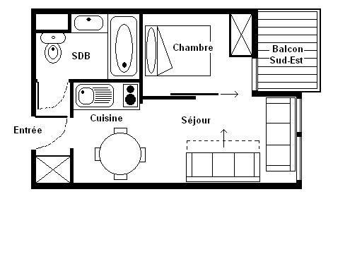 Apartements MEDIAN - Les Menuires Reberty 1850