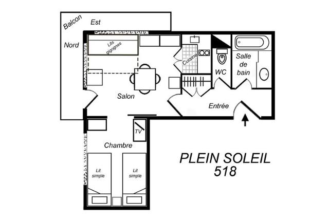 Apartements PLEIN SOLEIL - Méribel Mottaret 1850