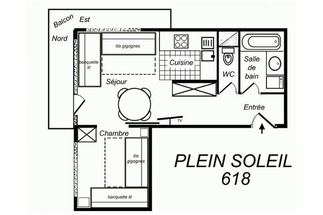 Apartements PLEIN SOLEIL - Méribel Mottaret 1850