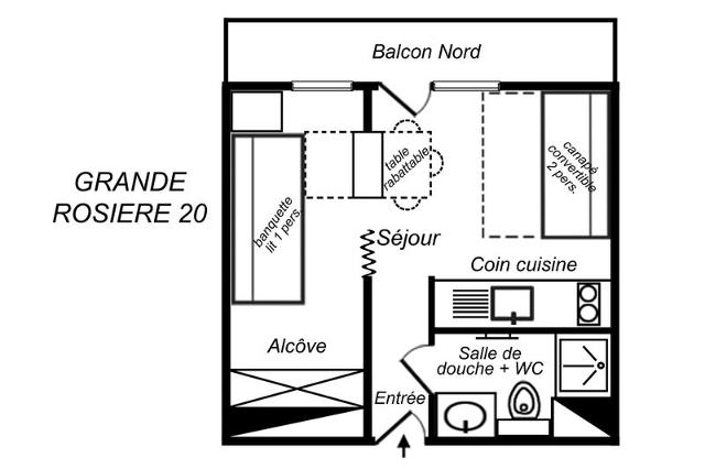 Apartements GRANDE ROSIERE - Méribel Mottaret 1850