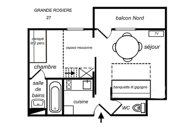 Apartements GRANDE ROSIERE - Méribel Mottaret 1850