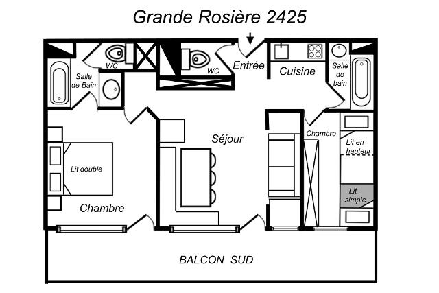 RESIDENCE GRANDE ROSIERE - Méribel Mottaret 1850