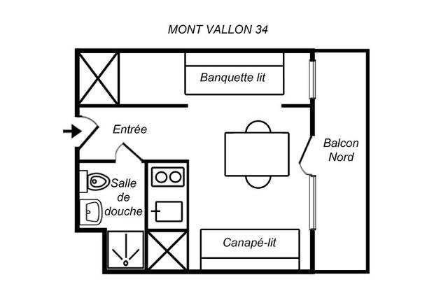 Apartements MONT VALLON - Méribel Mottaret 1850