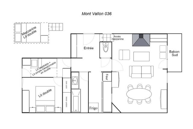 Apartements MONT VALLON - Méribel Mottaret 1850