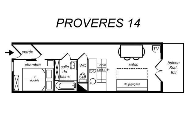 Apartements PROVERES - Méribel Mottaret 1850