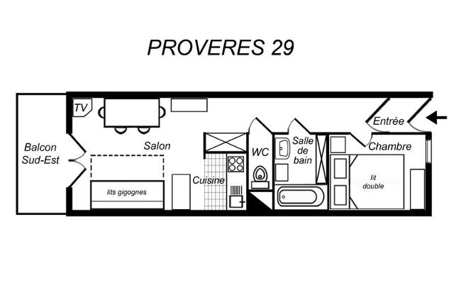 Apartements PROVERES - Méribel Mottaret 1850