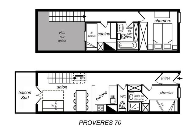 Apartements PROVERES - Méribel Mottaret 1850