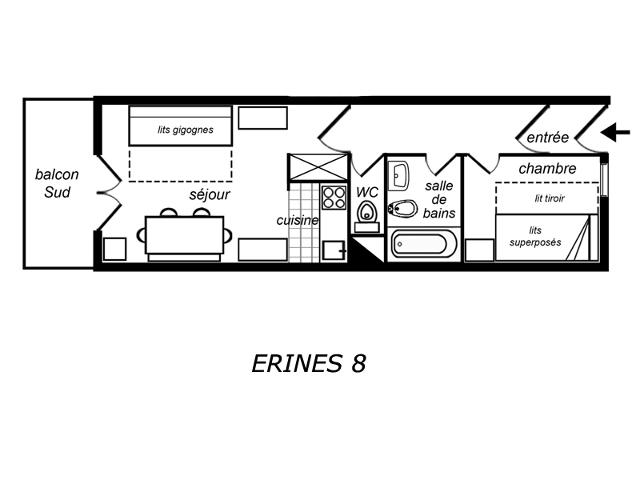 RESIDENCE ERINES - Méribel Mottaret 1850