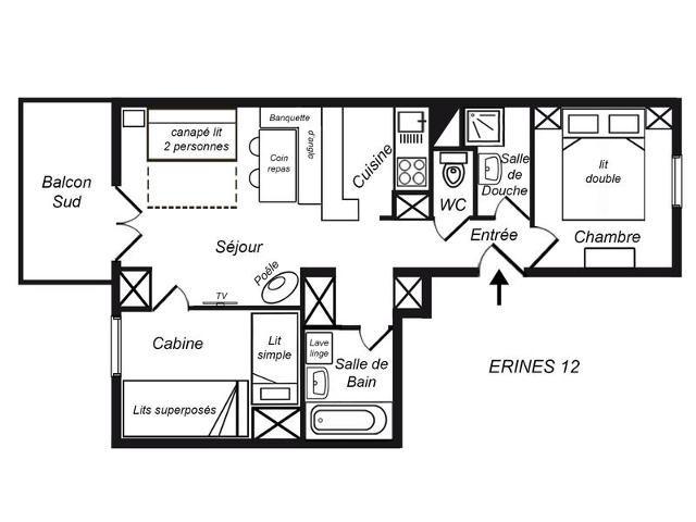 Apartements ERINES - Méribel Mottaret 1850