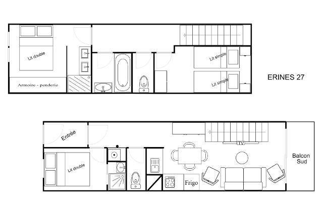 Apartements ERINES - Méribel Mottaret 1850