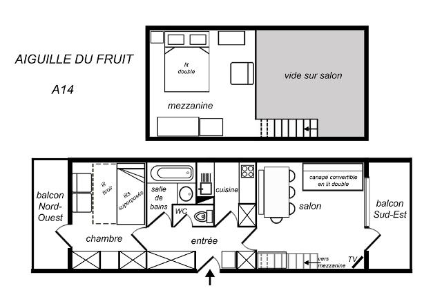 Apartments Res Aiguille Du Fruit - Méribel Mottaret 1850