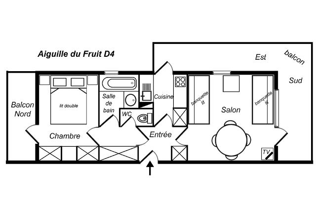 Apartments Res Aiguille Du Fruit - Méribel Mottaret 1850