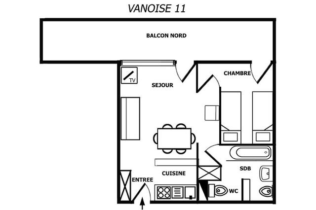 Apartements VANOISE - Méribel Mottaret 1850