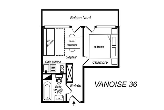 Apartements VANOISE - Méribel Mottaret 1850