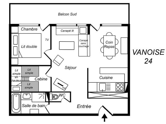 Apartements VANOISE - Méribel Mottaret 1850