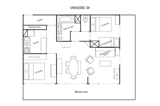 Apartements VANOISE - Méribel Mottaret 1850