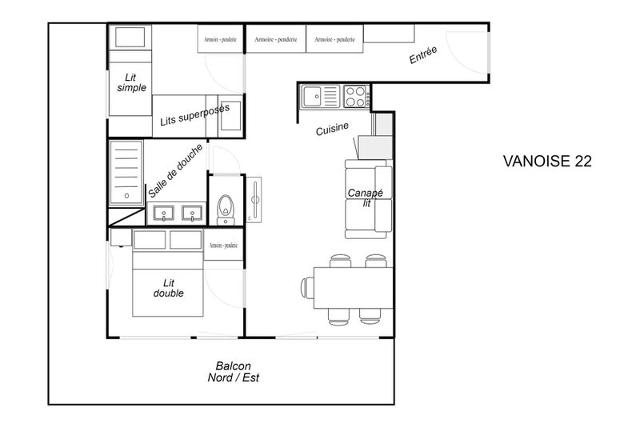 Apartements VANOISE - Méribel Mottaret 1850