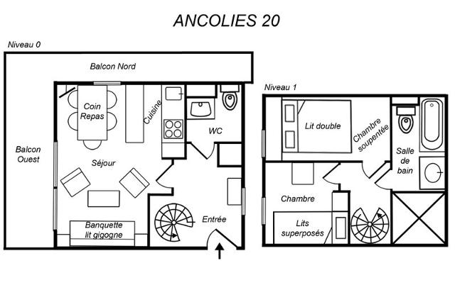 Apartements ANCOLIES - Méribel Mottaret 1850