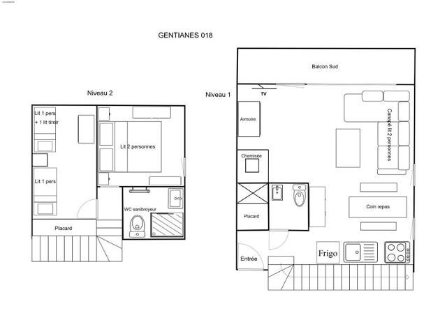 Apartements GENTIANES - Méribel Mottaret 1850