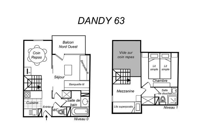 Apartements DANDY - Méribel Mottaret 1850