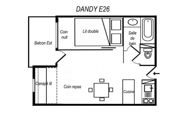 Apartements DANDY - Méribel Mottaret 1850