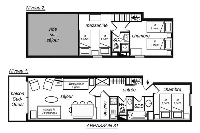 Apartements ARPASSON - Méribel Mottaret 1850